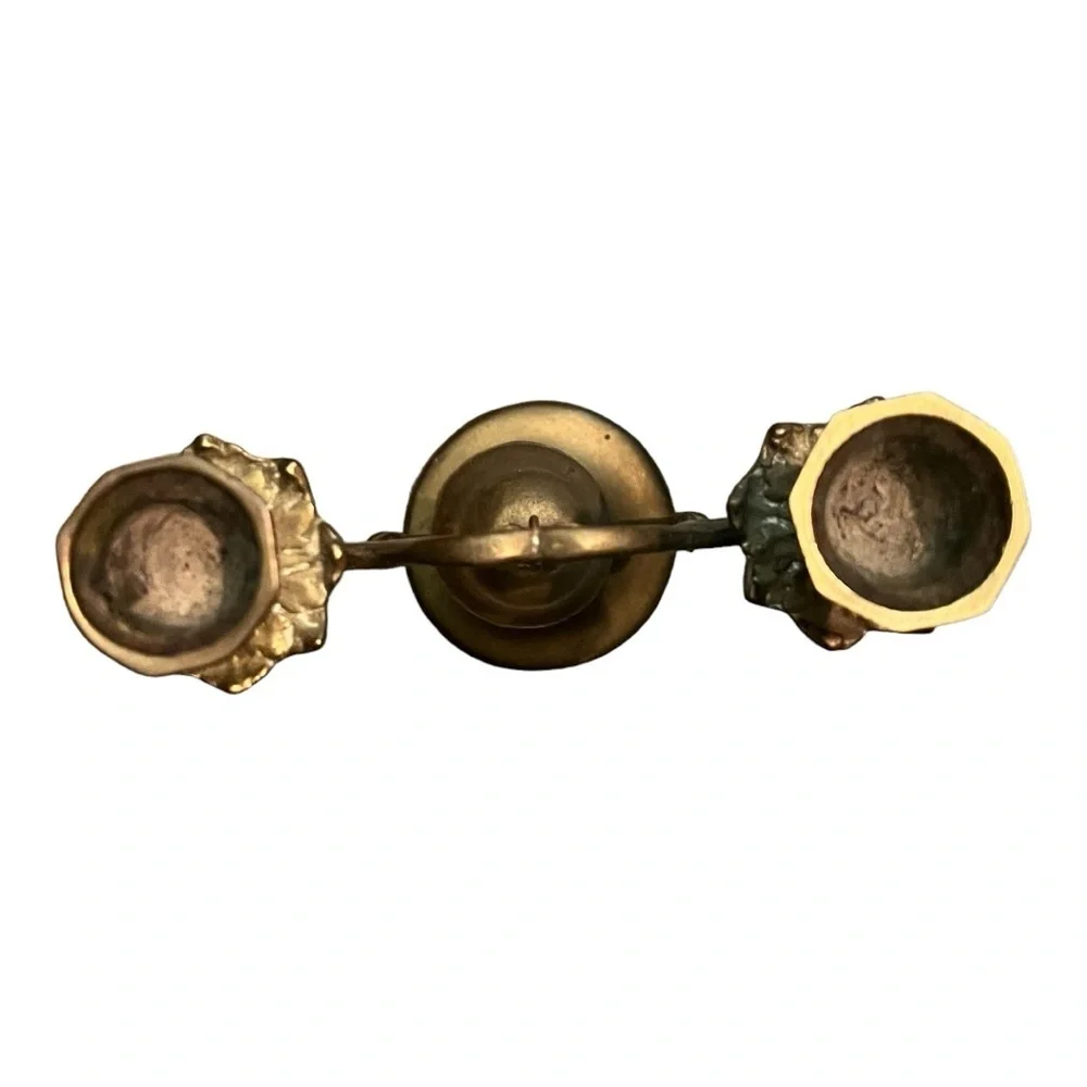 Vintage‎ Brass Candle Holder with Bell